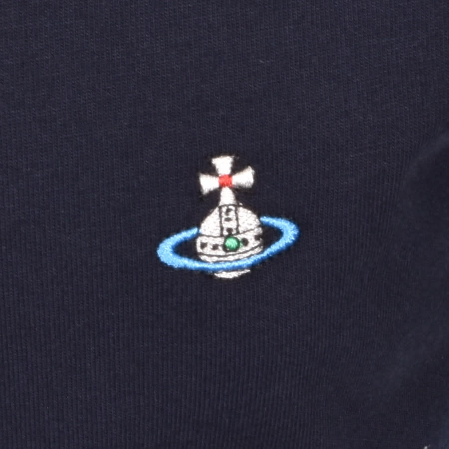 Alternative Image for ProductVivienne Westwood Orb Logo T Shirt Navy3